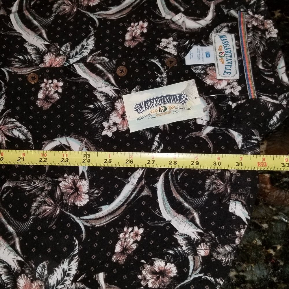 New Margaritaville Hawaiian Shirt Mens XL Graphics - Picture 3 of 6